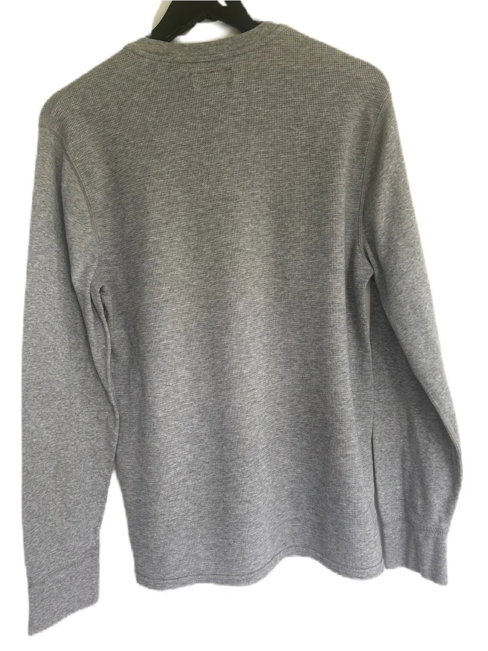 Polo Ralph Lauren Men’s Waffle Weave Thermal Long Sleeve Shirt Gray Large
